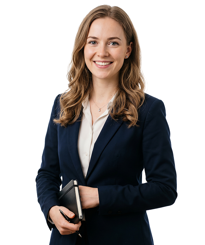 Business owner presenting loan options