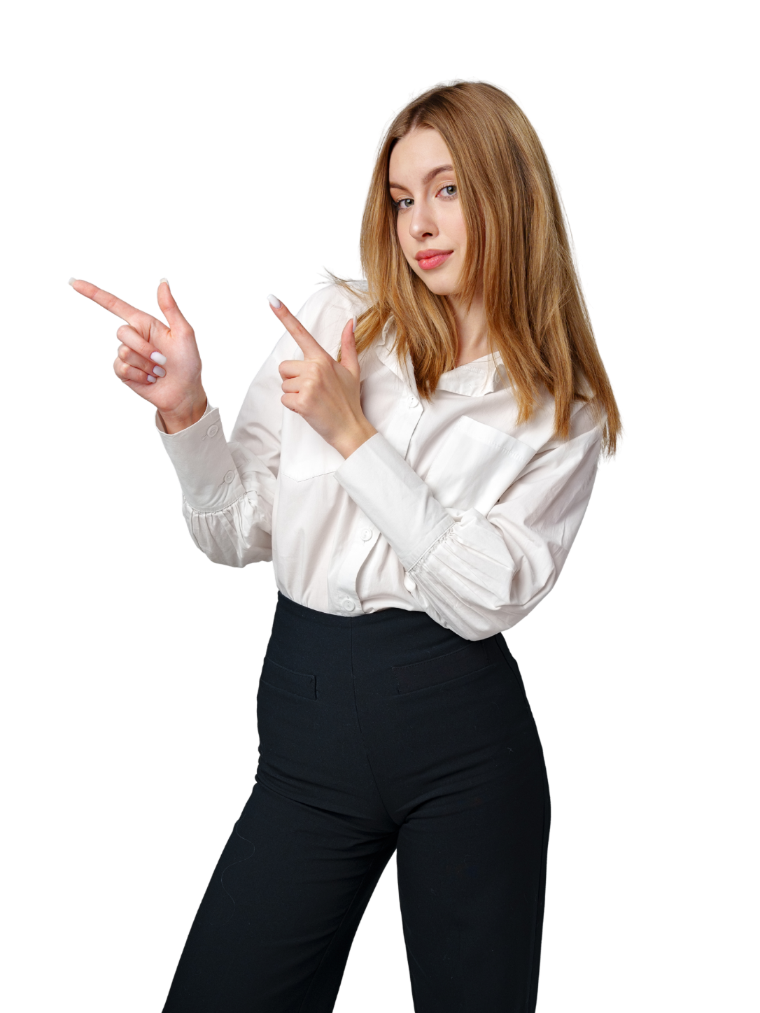 Advisor pointing at the business loan eligibility form