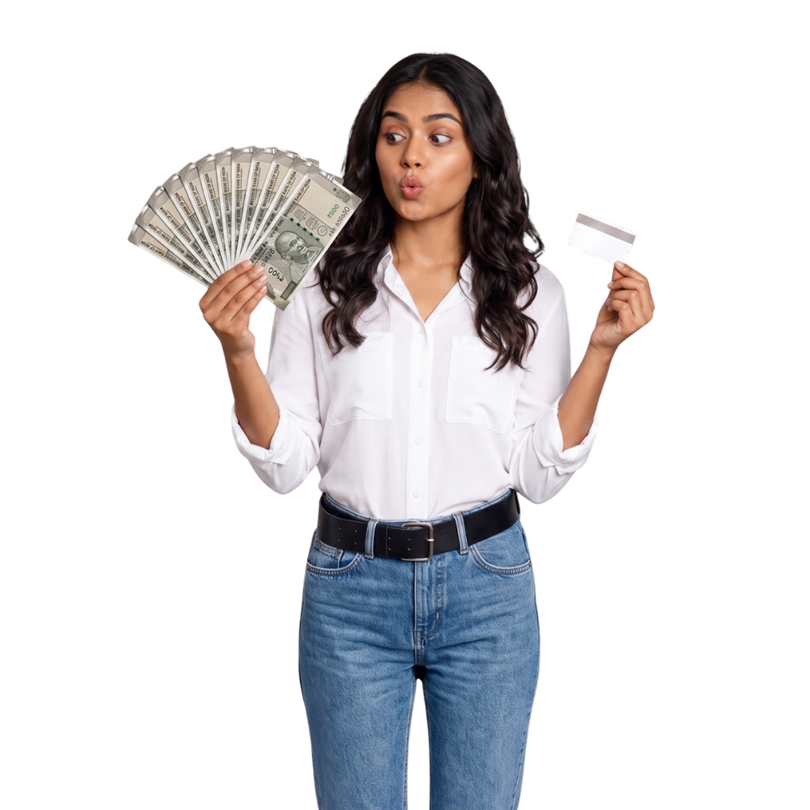 Advisor pointing at the personal loan eligibility form